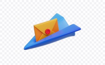 Preview: Direct Message Mail 3D Illustration