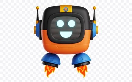 Preview: Greeting Welcome Bot 3D Illustration
