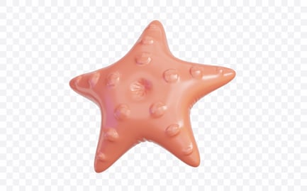 Preview: Pink Starfish Ocean 3D Illustration