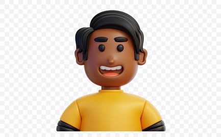 Preview: African Identity Portrait 3D Illustration