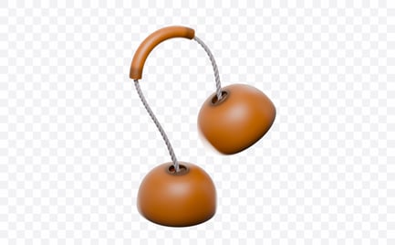 Preview: Coconut Shell Stilts 3D Illustration