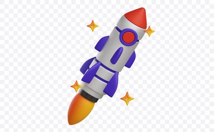 Preview: Space Rocket Launch 3D Illustration