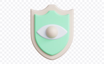 Preview: Privacy Vision Shield 3D Illustration