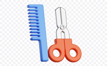 Preview: Pet Grooming Tools 3D Illustration