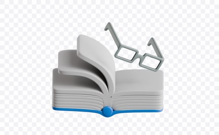 Preview: Reading Book Knowledge 3D Illustration