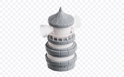 Preview: Coastal Lighthouse Beacon 3D Illustration