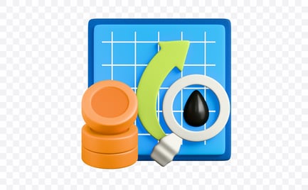 Preview: Oil Market Analysis 3D Illustration