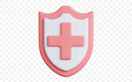 Preview: Medical Safety Shield 3D Illustration
