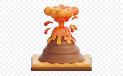 Preview: Volcano Eruption Nature 3D Illustration