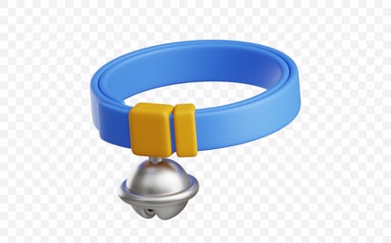 Preview: Cat Collar Bell 3D Illustration