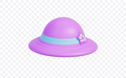 Preview: Summer Beach Hat 3D Illustration