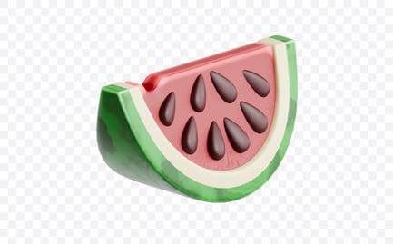 Preview: Watermelon Summer Fruit 3D Illustration