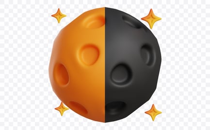Preview: Moon Phases Cycle 3D Illustration