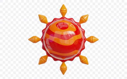 Preview: Sunny Weather Symbol 3D Illustration