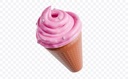 Preview: Ice Cream Dessert 3D Illustration