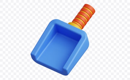 Preview: Pet Waste Shovel 3D Illustration