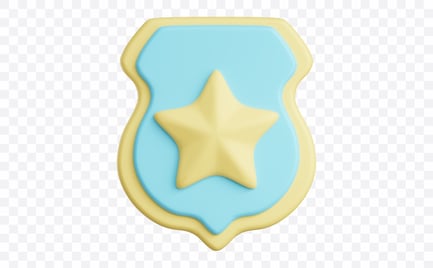Preview: Premium Badge Shield 3D Illustration