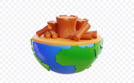 Preview: Forest Loss Impact 3D Illustration