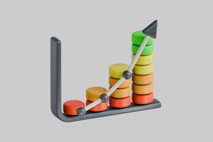 Preview: 3D Business Growth Chart Icon