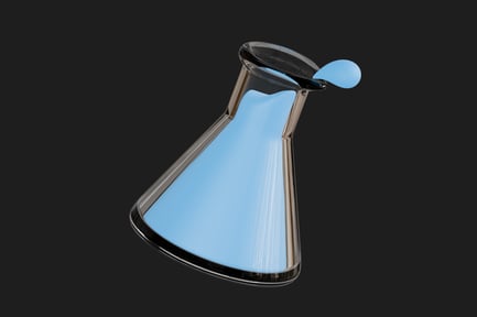 Preview: 3D Conical Flask Laboratory Icon