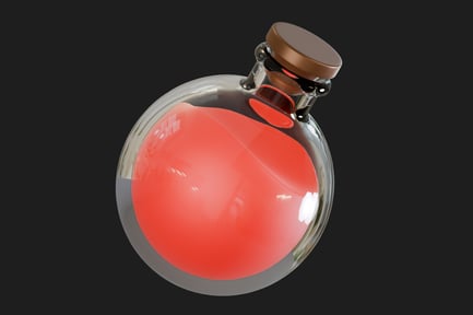 Preview: 3D Potion Bottle Icon