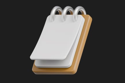 Preview: Notebook 3D Icon