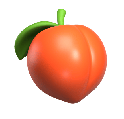 Preview: Peach Fruit 3d Illustration