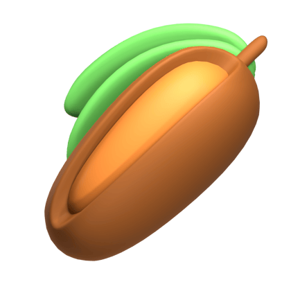Preview: Almond 3d Illustration