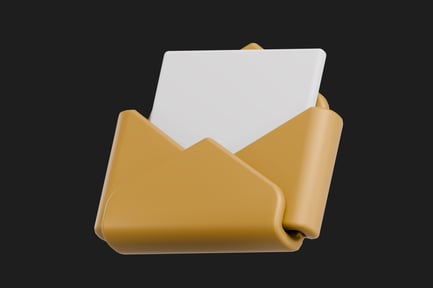 Preview: 3D Open Envelope Icon