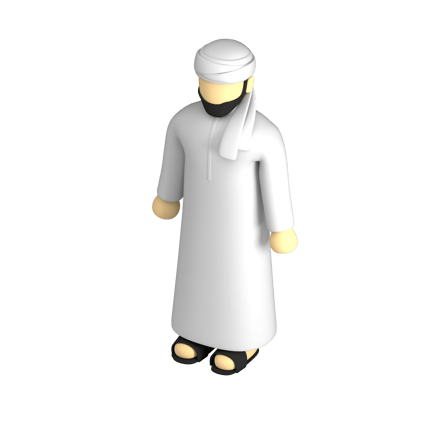Preview: Male Traditional Arabian Outfit 3d