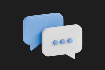 Preview: 3D Chat Bubble Message Icon
