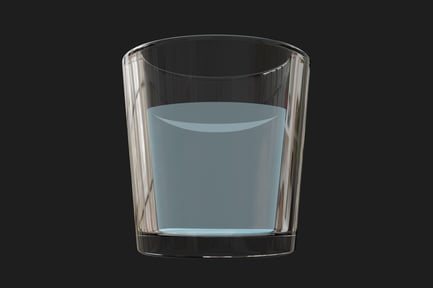 Preview: Glass of Water 3D Icon