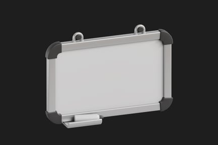 Preview: 3D Whiteboard Icon Illustration