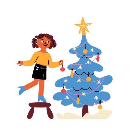 Decoración del árbol de Navidad