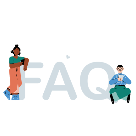 Preguntas frecuentes Ilustración plana