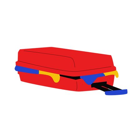 Overstuffed Luggage