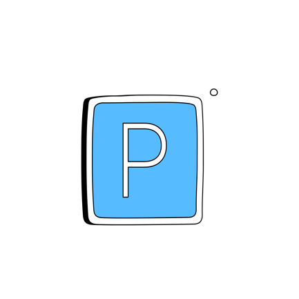 Parkplatzschild