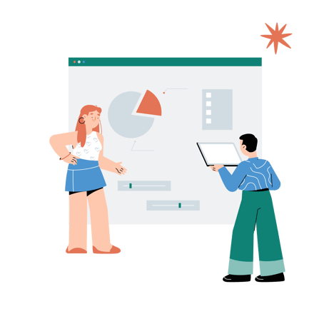 Office Presentation Flat Illustration