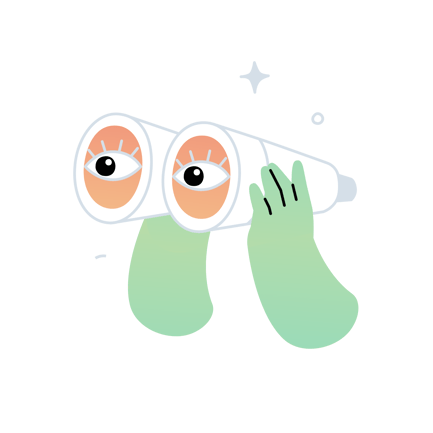 User Observation with Binoculars Animation