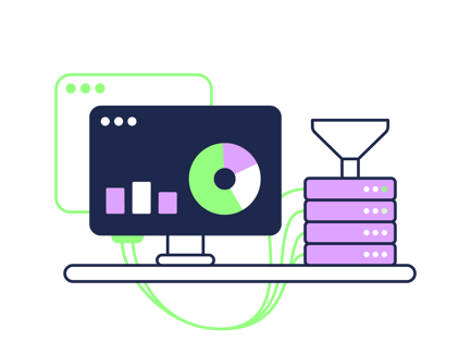 Big Data Analysis With Pie and Bar Charts