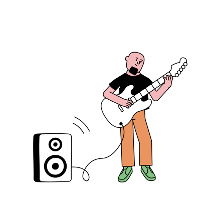 Playing Guitar