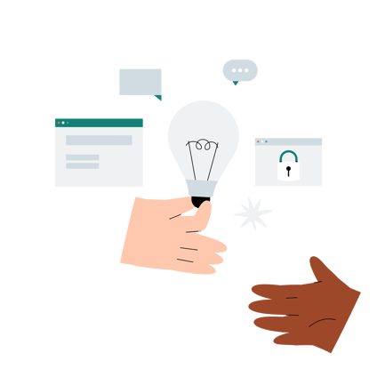 Creative Idea Flat Illustration