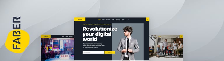 Faber - Template Kits For Tech Company