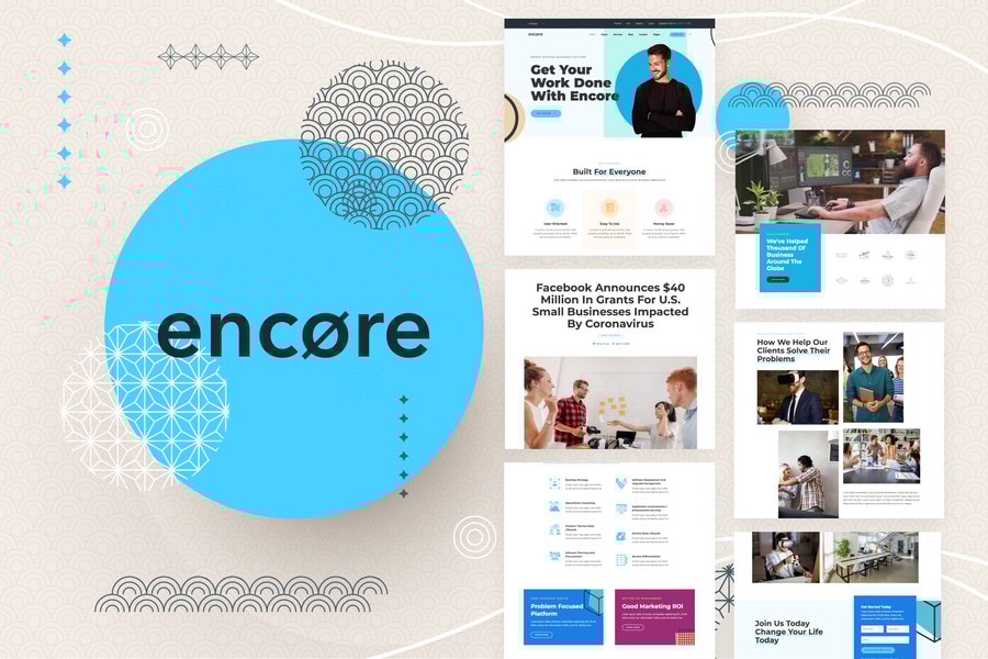 Cover for Encore - Multi-purpose Business Template Kit