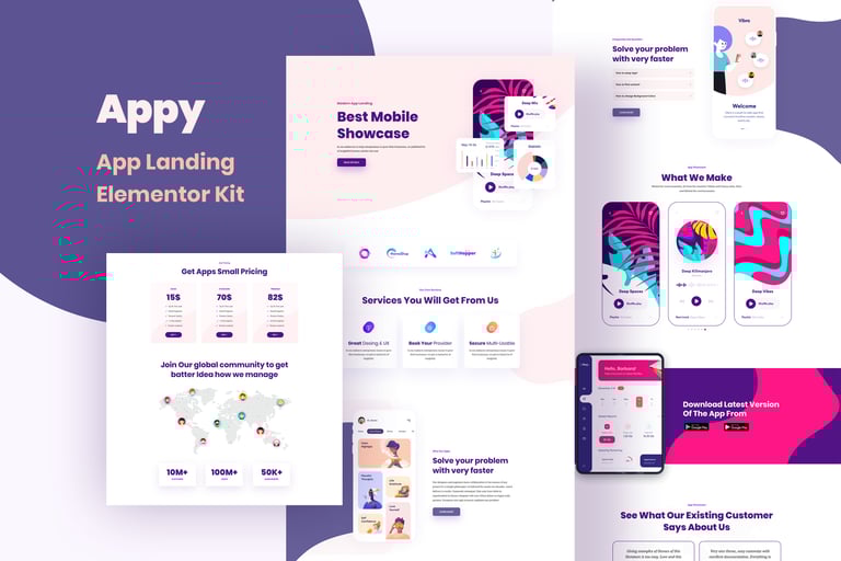 Appy - Sales & Landing Page Template Kit