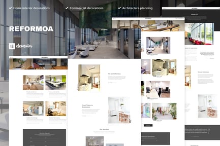 Preview: Reformoa - Architecture & Interior Design Elementor Pro Template Kit
