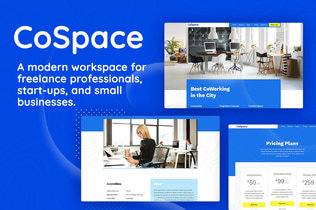 Preview: CoSpace Coworking - Modern Workspace