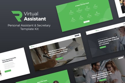 Preview: Revirta - Virtual Assistant Business Elementor Template Kit