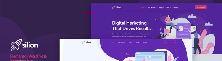 Silion - Digital Marketing Elementor Template Kit