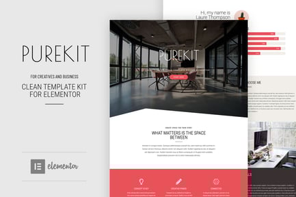 Preview: Purekit - Creatives & Business Elementor Template Kit